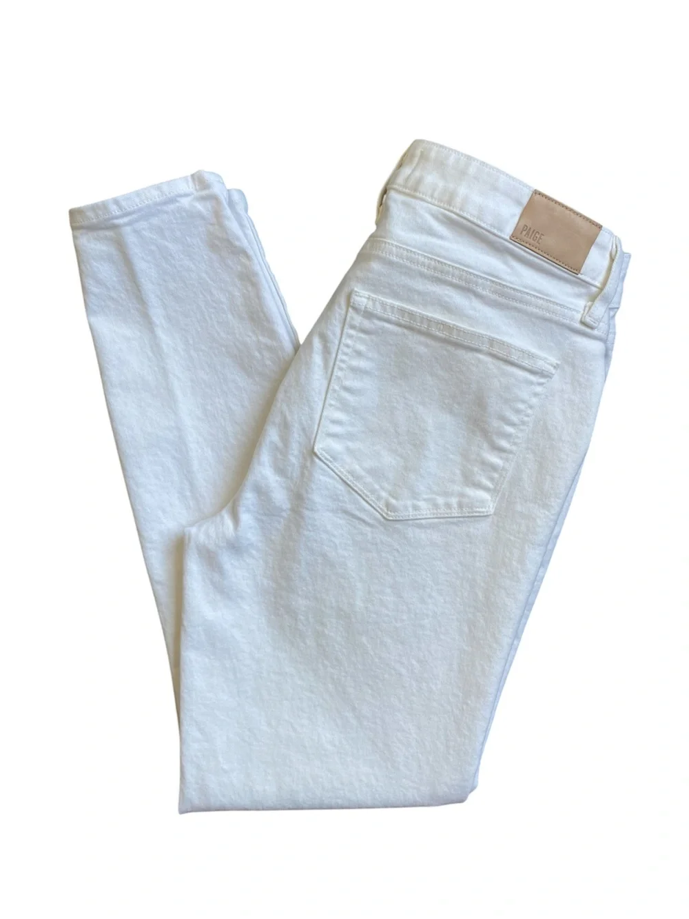 Citizens Of Humanity White Straight-Leg Jeans Size 29 Button Fly